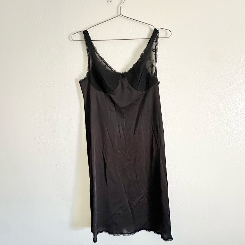 Vanity affair Vintage 80s Floral Lace Slip Dress - Picture 7 of 13